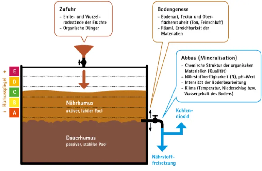 Humus in der Landwirtschaft – Prinzip des Humusumsatzes